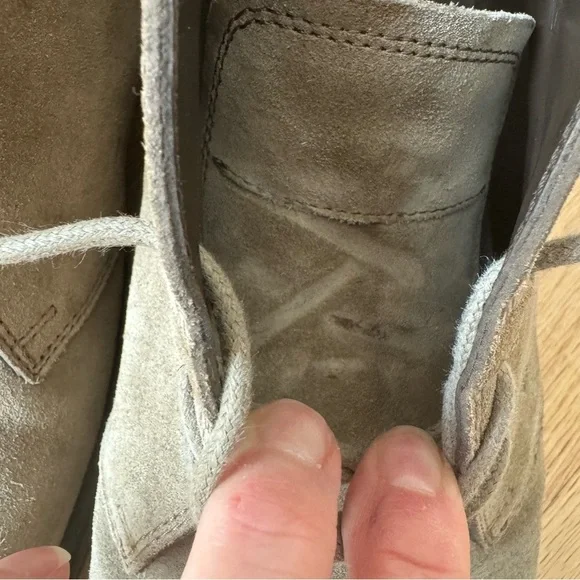 TOD’S Suede Peat Desert Ankle Boots Rubber Soles Lace Up Casual Luxury Heritage - Picture 13 of 16